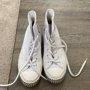 Leather converse